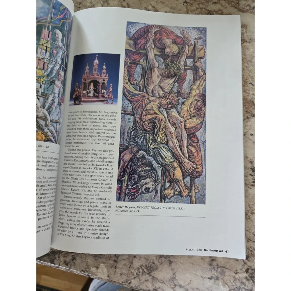 Southwest Art Magazine- AUGUST 1988 Vintage